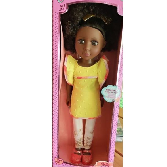 Nelly 14-inch Poseable Fashion Doll for Girls Age 3 & Up - Yellow - Picture 2 of 16